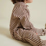 Syd Maroon Stripe Boilersuit Overall
